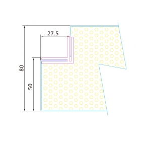 PVC8080配80板（80mm）